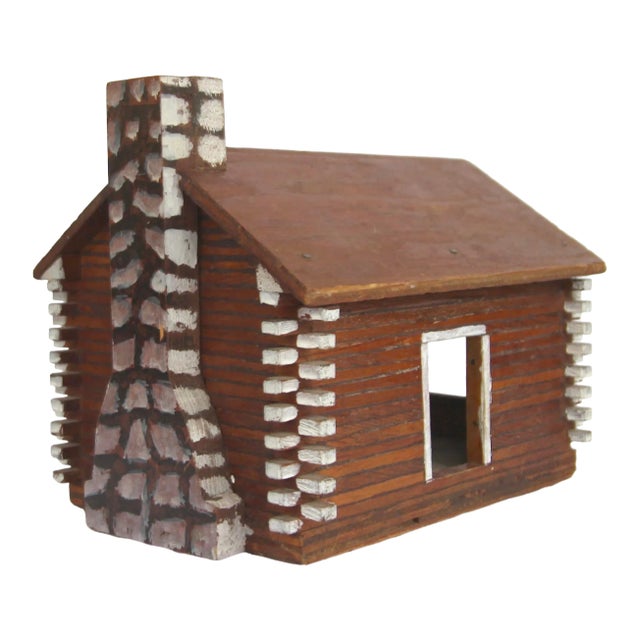 Vintage Log Cabin Model For Sale