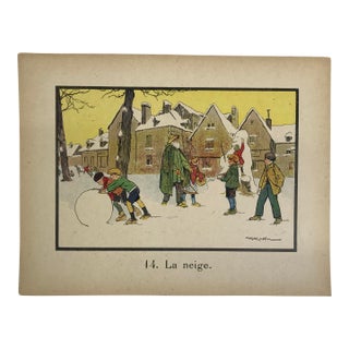 Mid 19th Century Jean-François Raffaëlli – French Educational Illustration / Children 0 For Sale