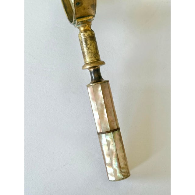 Vintage Mother of Pearl Magnifying Glass For Sale - Image 9 of 11
