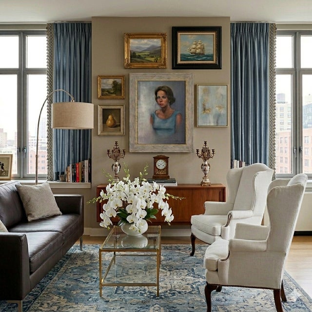 1960s Portrait Oil Painting of a Mid Century Women, Framed For Sale - Image 10 of 10