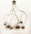 Adjustable Chandelier with Chrome Spheres For Sale - Image 13 of 14