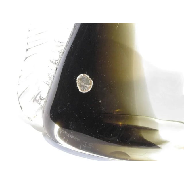 1970s 1970s Vintage Murano Glass Horse Head Signed Sculpture For Sale - Image 5 of 6