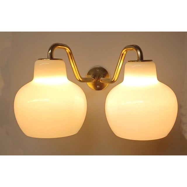 Fully Restored First Edition Wall Lights by Vilhelm Lauritzen for Louis Poulsen, 1950s, Set of 2 For Sale - Image 9 of 11