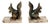 Marble and Metal Bookends with Squirrels, France, 1950s, Set of 2 For Sale