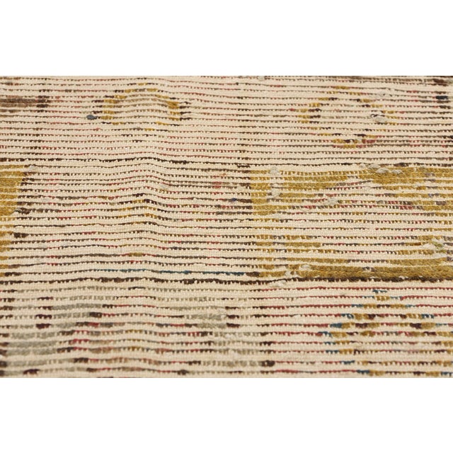 Mid 20th Century Distressed Vintage Square Persian Lori Rug - 04'00 X 04'05 For Sale - Image 5 of 9