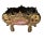 18th Century Italian Gilded Jardiniere With Stones and Faces For Sale - Image 9 of 13