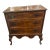 Vintage Small 3 Drawer Georgian Commode With Chippendale Style Brasses For Sale