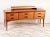 1950s 6 Drawer Teak & Rosewood Dressing Table With Glass Shelf For Sale In Richmond - Image 6 of 7
