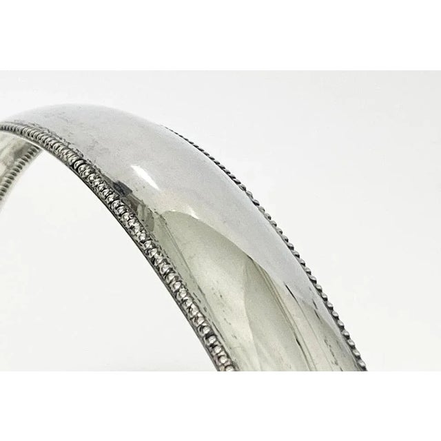 Dutch Crystal Bowl with Silver Handle, 1909 For Sale - Image 6 of 9