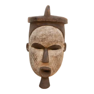 Dance of Spirits Painted Carved Mask