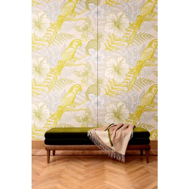 This decorative fabric comes in the form of boiserie over a wooden honeycomb panel measuring 135 cm by 200 cm tall. The...