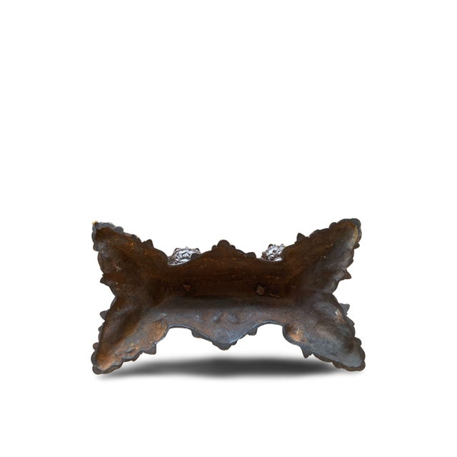 Gothic Revival Patinated Wrought Iron Candelabra, 19th Century For Sale - Image 16 of 17