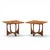 Broyhill Brasilia Mid Century Walnut Side Tables - Pair Each side table measures: 26 wide x 26 deep x 20.25 inches high...