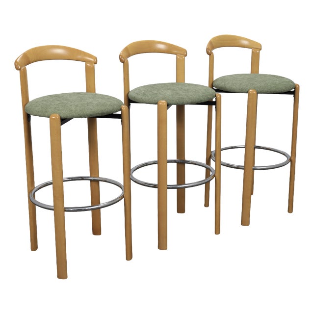 Postmodern Bar Stools from Casala, Germany, 1980s, Set of 3 For Sale