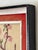 Circa 1950s Japanese-Inspired Cross-Stitch Textile Artwork — Framed For Sale In Baltimore - Image 6 of 18