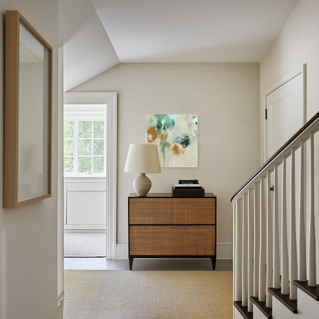 Gray Castaway - Abstract Playful Earth Tone Textural Paint Splat Mixed Media Original Artwork by Amber Goldhammer For Sale - Image 8 of 9