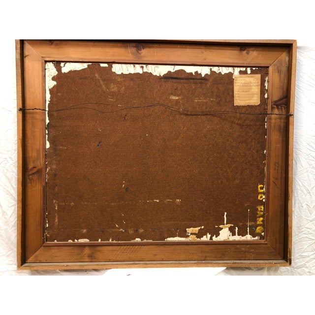 Abstract "Whispers in Bloom" - Abstract Oil on Board, Signed on the Bottom 1962, Framed For Sale - Image 3 of 6