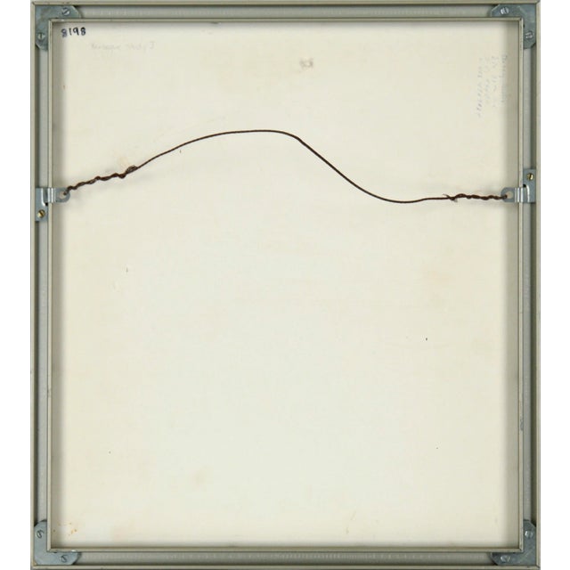 "Barbeque Study I" - Acrylic on Paper by Betsy J. Miller For Sale - Image 10 of 10