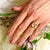 2010s Diamond Morganite Ring 14k Gold 5.60 TCW Certified, Size 6.75 For Sale - Image 5 of 13