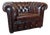 Vintage English Chesterfield Leather Club Chair For Sale