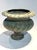 Transitional Vintage Verde Green Brass Urn For Sale - Image 3 of 6