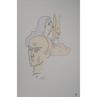 Jean Cocteau, Crucifixion, Mary Magdalene and Jean Evangelist, Lithograph For Sale