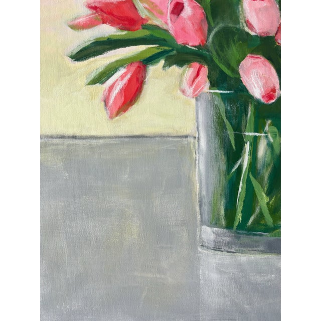 "Forever Spring" Original Floral Still Life Acrylic Painting by Linda McDonough For Sale - Image 9 of 12
