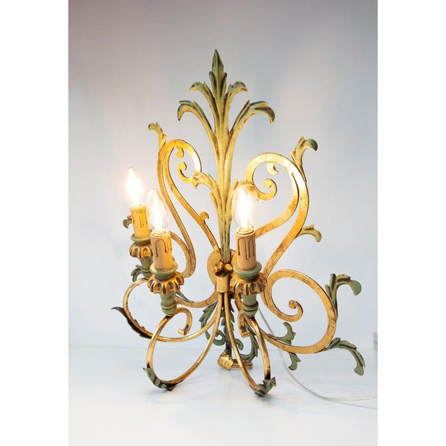 Large Vintage Italian Wall Light, 1980s For Sale - Image 4 of 9
