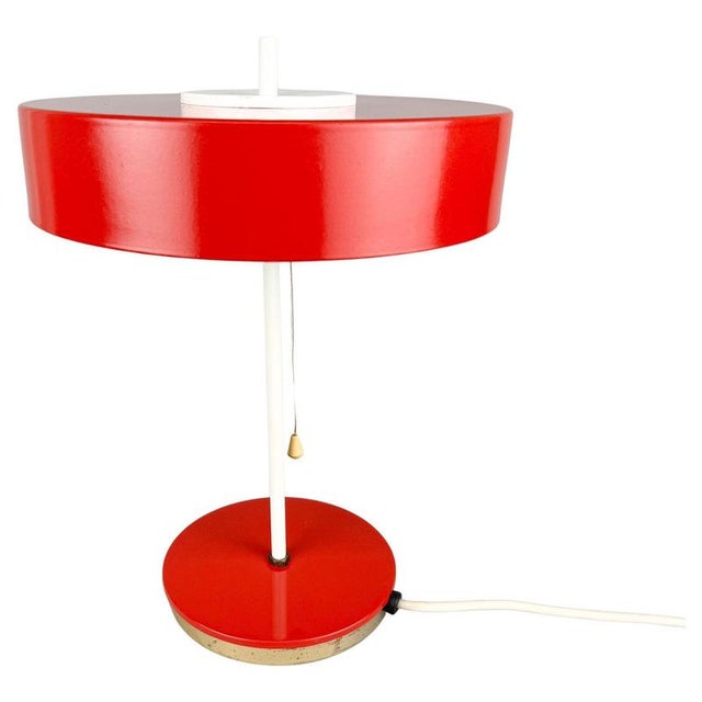 Mid-Century Space Age Table Lamp attributed to Kamenicky Senov, Former Czechoslovakia, 1970s For Sale - Image 12 of 12