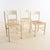 White Wooden Chairs, Set of 4 For Sale - Image 4 of 4