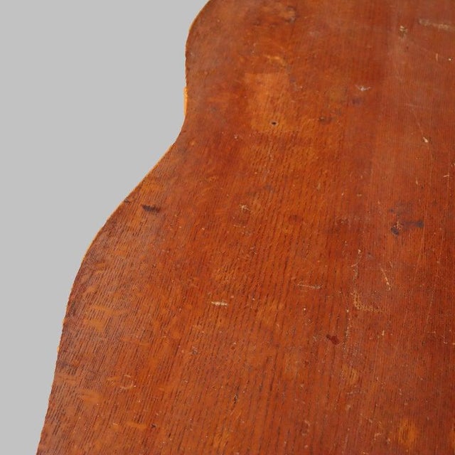 Antique Serpentine Foliate Carved Oak & Mirrored Gentleman’s Chest C1910 For Sale - Image 4 of 12
