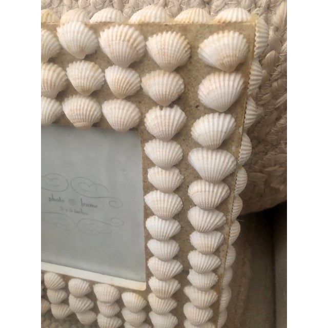 Coastal 1980s Shell Photo Frame For Sale - Image 3 of 8