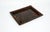 Refined vintage tortoiseshell-effect acrylic glass (methacrylate) serving tray, made in Italy in the 1970s for Christian...