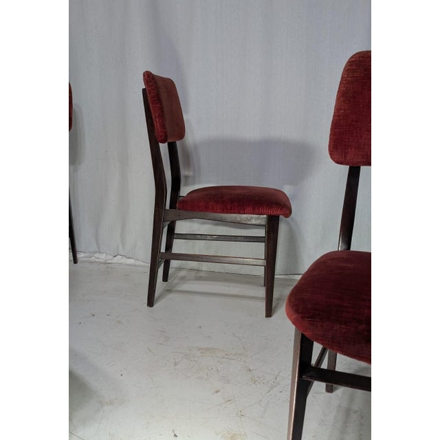 Mid-Century Modern Chairs attributed to Vittorio Dassi, 1950s, Set of 6 For Sale - Image 3 of 9