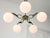 Mid-Century Modern Italian Brass and Opaline Chandelier, 1960 For Sale - Image 14 of 18