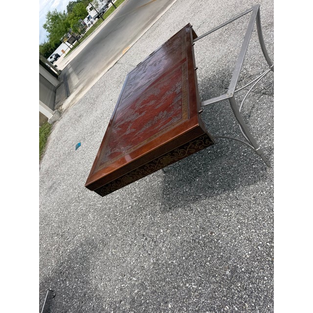 Drexel Heritage Hollywood Regency Chinoiserie Extension Dining Table, Circa 1970 For Sale - Image 18 of 18