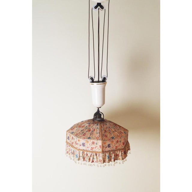 Art Nouveau Swedish Counterweight Pendant in the style of Josef Frank, 1920s For Sale - Image 3 of 18