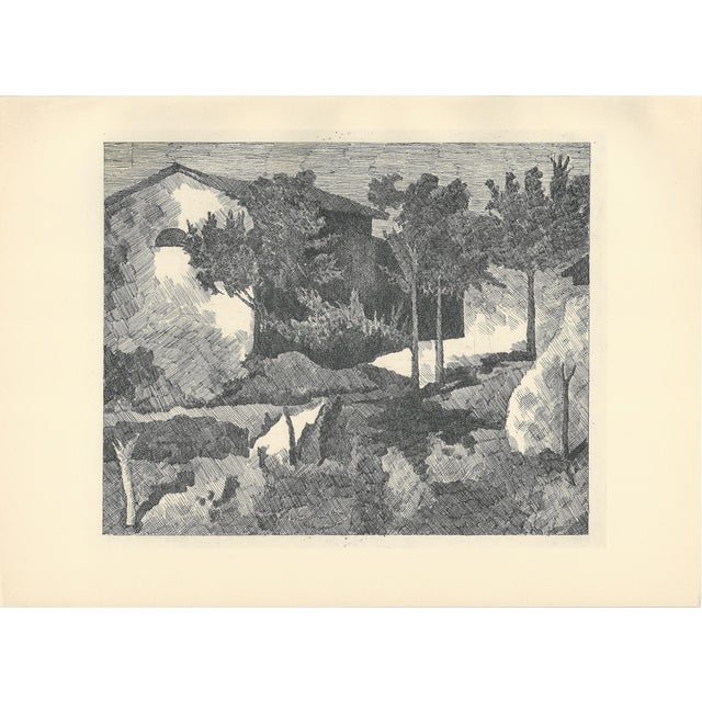 Giorgio Morandi, Landscape, Poggio, 1927-1957, Lithograph For Sale - Image 7 of 8
