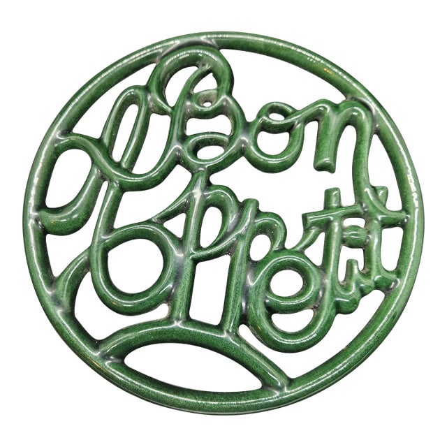 Vintage Cast Iron Trivit, Bon Appetit For Sale