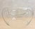 Transparent Large Sculptural Clear Art Glass Centerpiece Bowl | Modernist Floating Bowl For Sale - Image 8 of 8