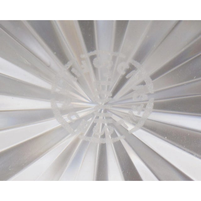 Glass St. Louis France Cristal Crystal Bowl For Sale - Image 7 of 7