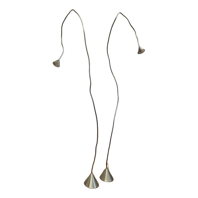 Papiro Floor Lamps by Sergio Calatroni for Pallucco, 1989 For Sale