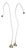 Papiro Floor Lamps by Sergio Calatroni for Pallucco, 1989 For Sale