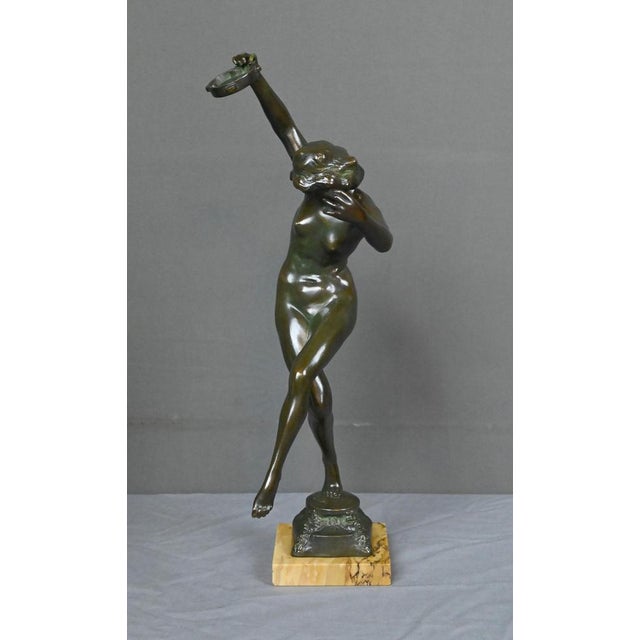 C. Binder, The Dancer with the Tambourine, Early 20th Century, Bronze For Sale - Image 4 of 18
