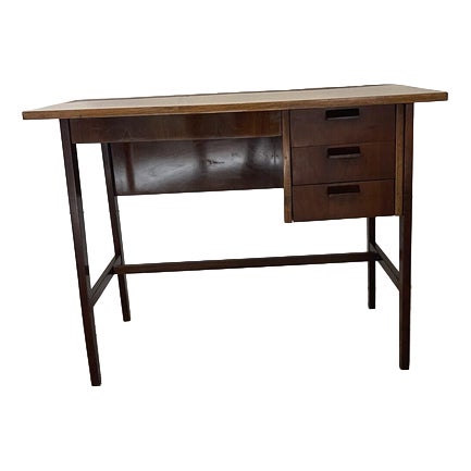 Vintage Writing Desk in Wood, 1950s For Sale