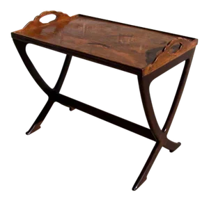 Inlaid Tray by Galle Custom Stand Table