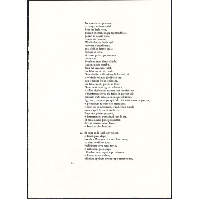 1968 Salvador Dalí Biblia Sacra Lithograph "Leo Quasi Bos Comedens Paleas" (Lion Eating Straw Like an Ox) For Sale - Image 10 of 11