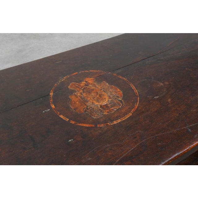 Wood 16th Century Renaissance Walnut Console Table, Tuscany For Sale - Image 7 of 18