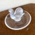 Lalique France crystal swan ring dish, catchall.