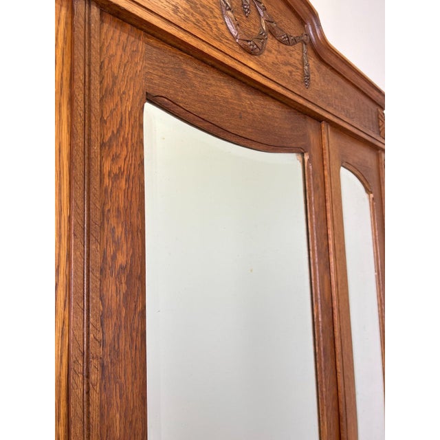 French Wardrobe in Oak For Sale - Image 14 of 18